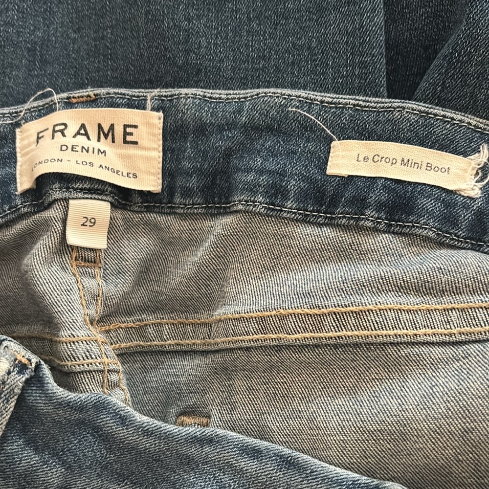 Frame Le Crop Mini Boot Jeans - Picture 9 of 10